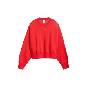 Nike Sportswear Phoenix Crewneck Fleece Sz M Red Orangeish Sweatshirt